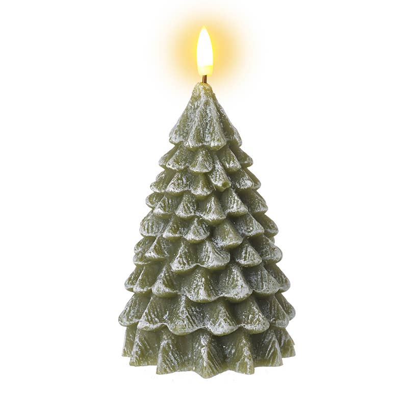 Christmas -GREEN LIGHT UP TREE (twT)