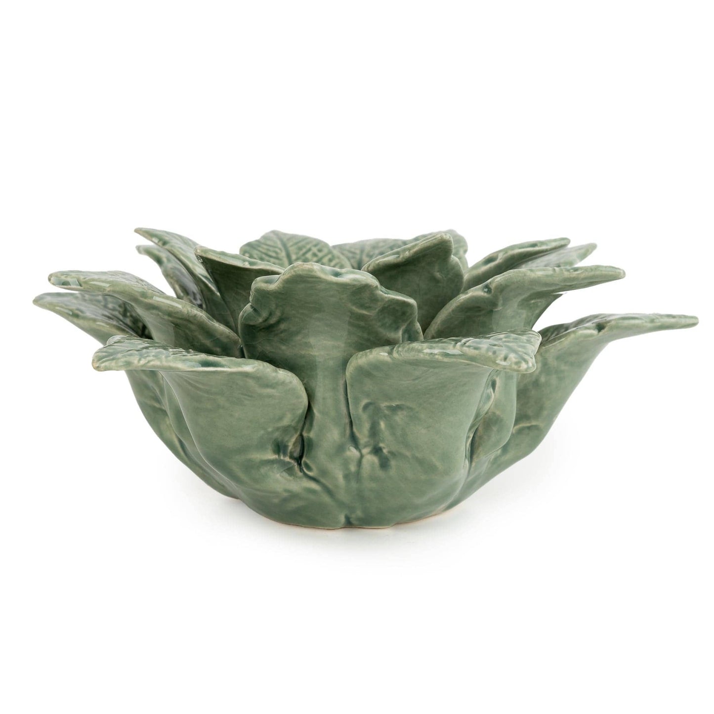 Leaf Tealight Holder - Green 1PK