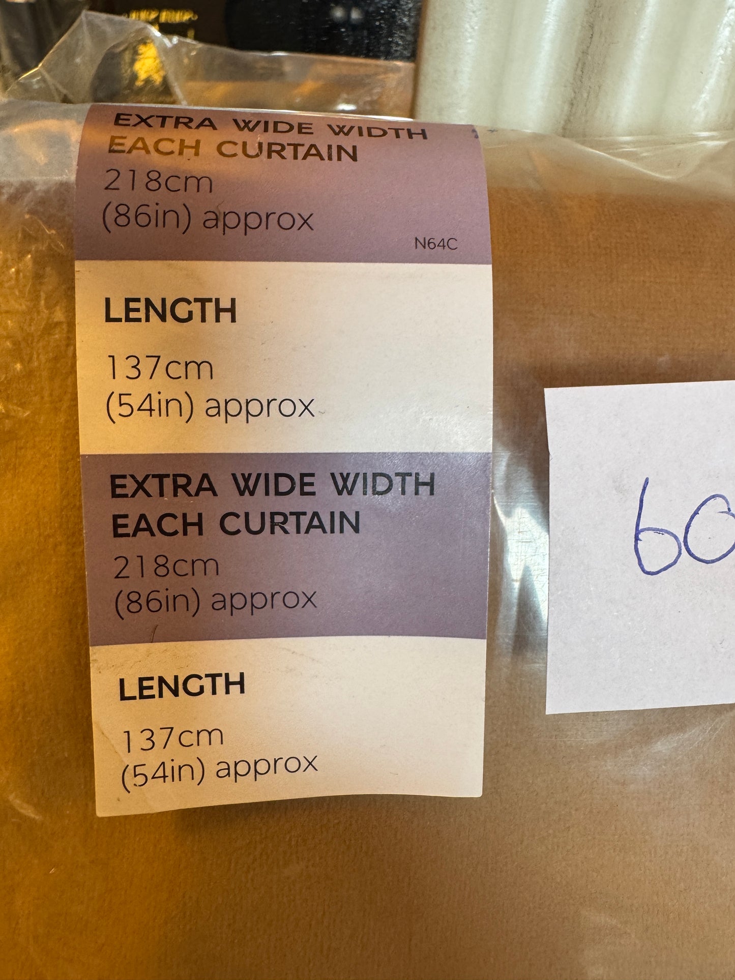 M & S Bronze Thermal Velvet Pencil Pleat Curtains 86 x 54 inch