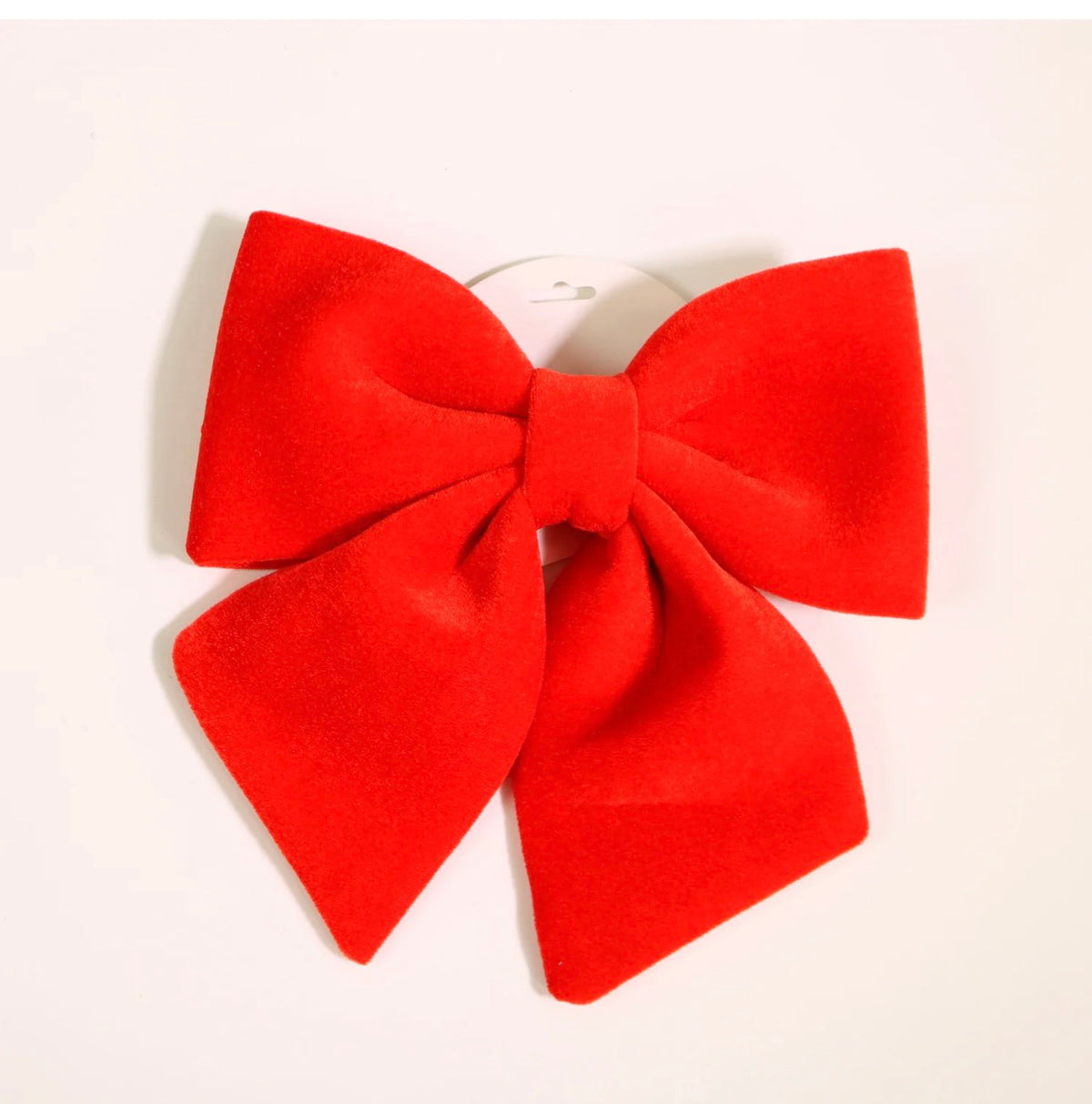 Medium red Velvet Christmas Bow – 32cm