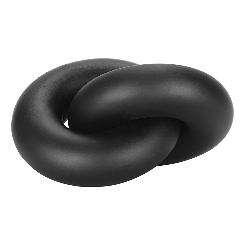 Black wood small knot decor