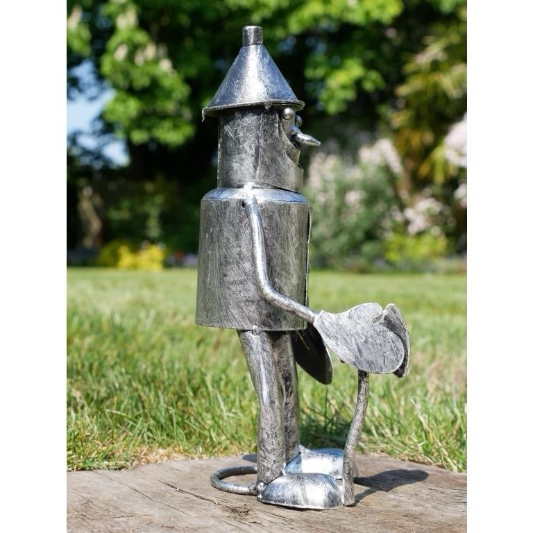 Mini standing Tinman Statues for Indoor and Outdoor Decor - Ornaments