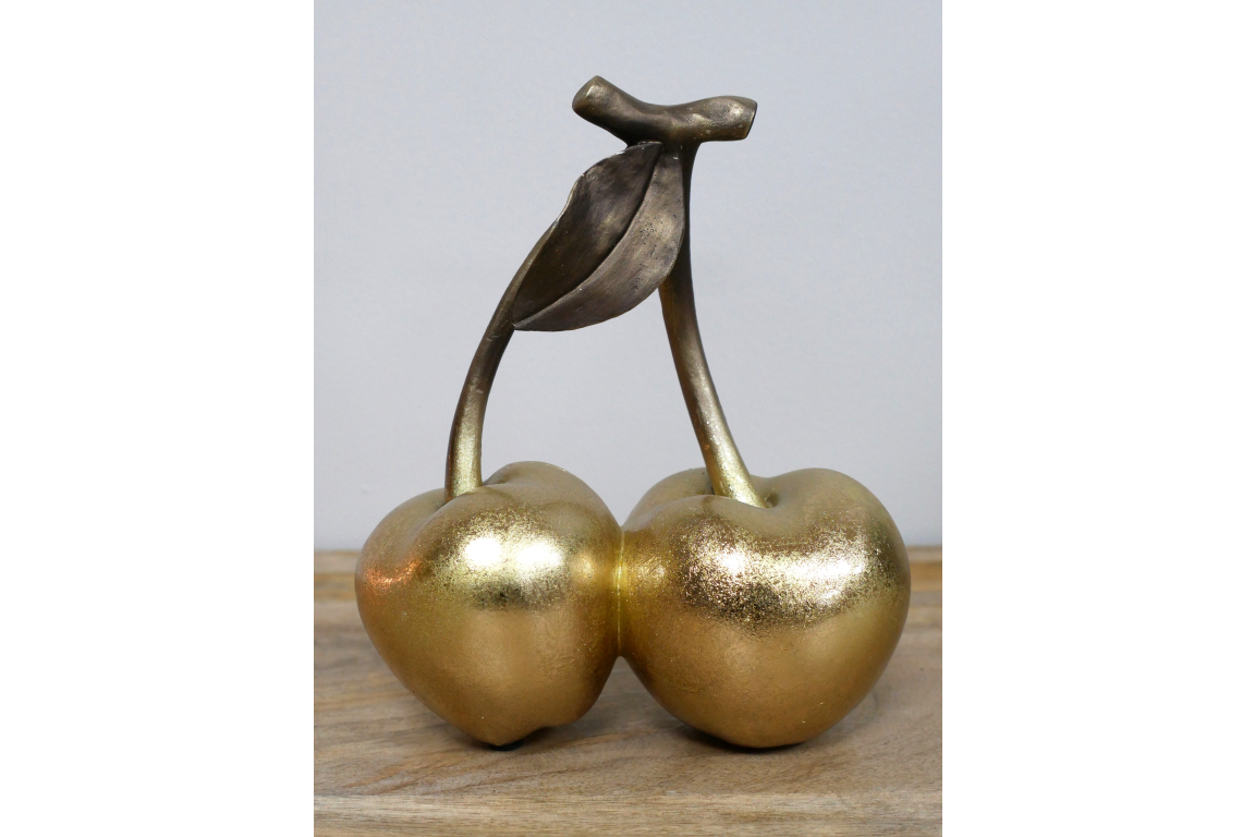 Gold cherries styling home decor