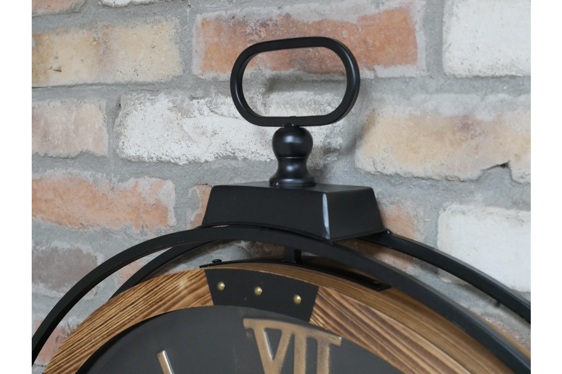 Large Moving Cog Wall Clock – 88cm Industrial Statement Clock