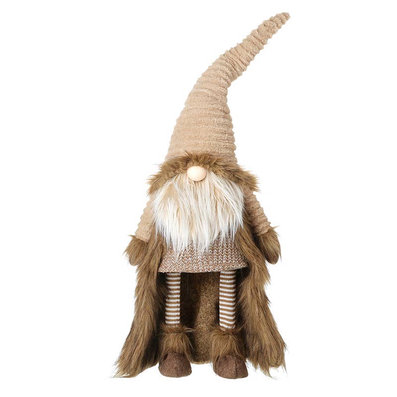 Christmas -LARGE STANDING GONK IN LONG FUR COAT (aT)