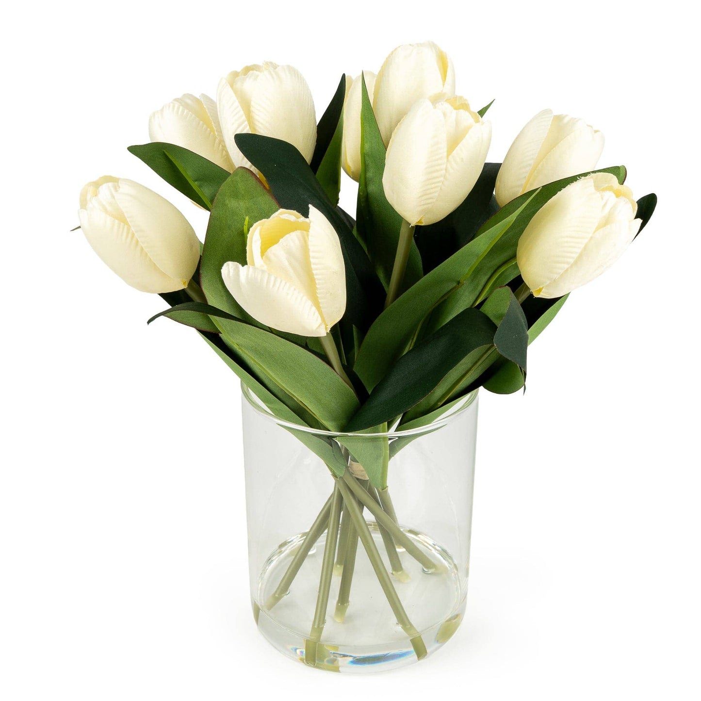 Bouquet of Tulips in Glass Vase 6pk