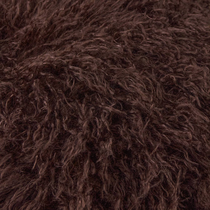 Rowan Faux Fur Throw Chocolate: Chocolate / 130 x 175cm