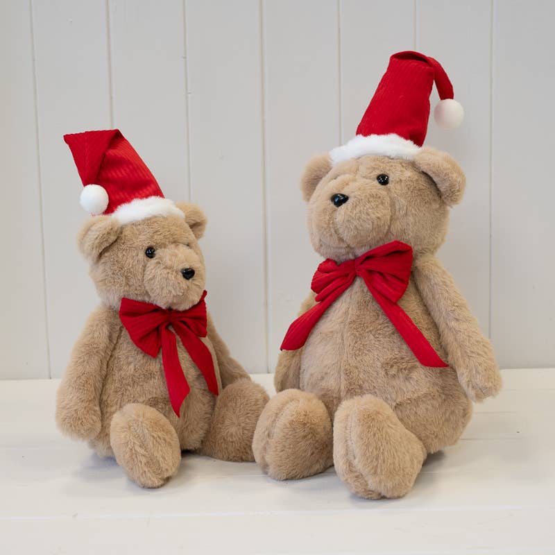 Decorative sitting Christmas bear