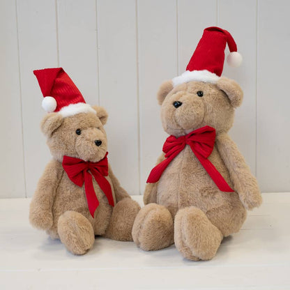 Decorative sitting Christmas bear