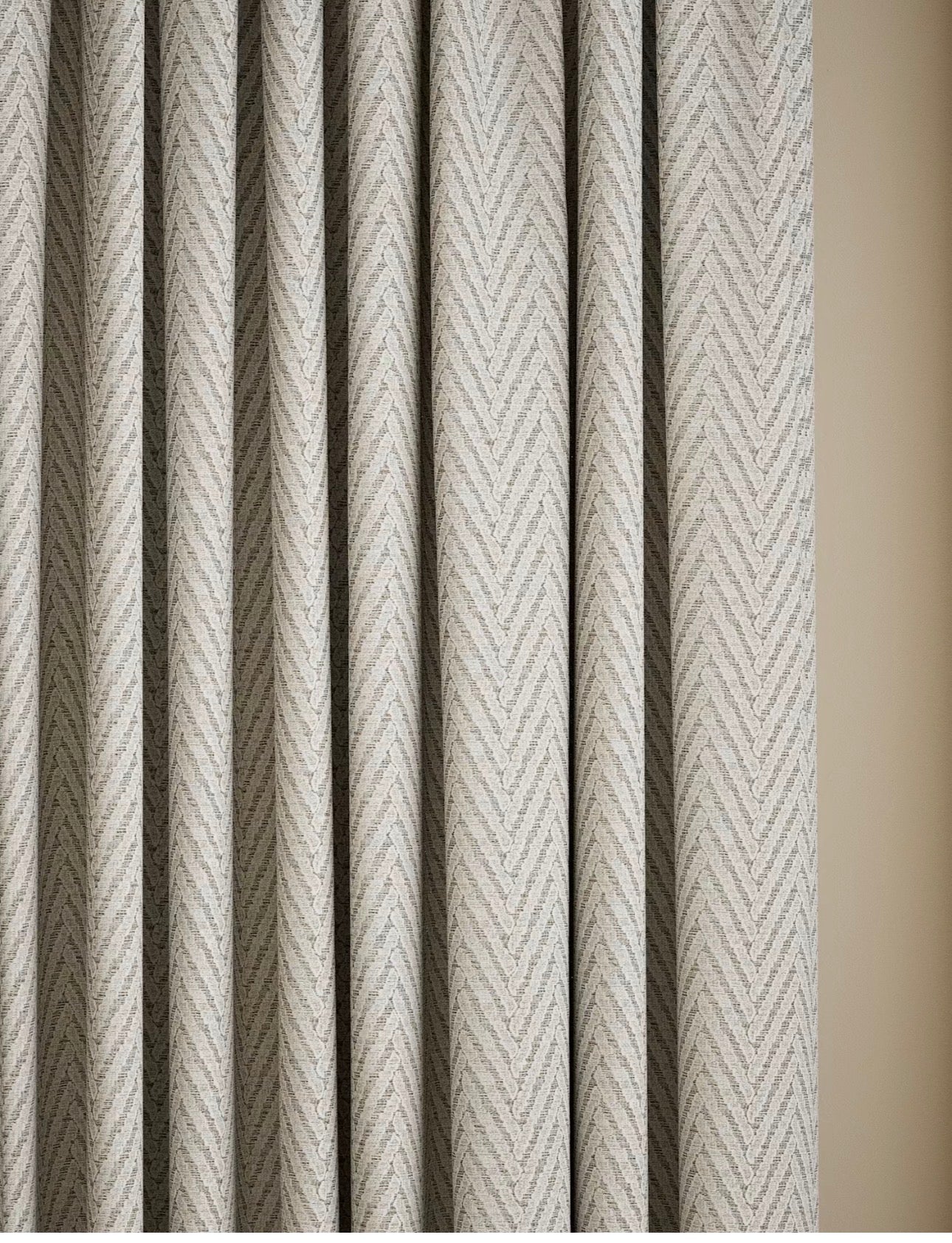 M & S Blush Pink Thermal Blackout Brushed Pencil Pleat Curtains 46 x 90 inch