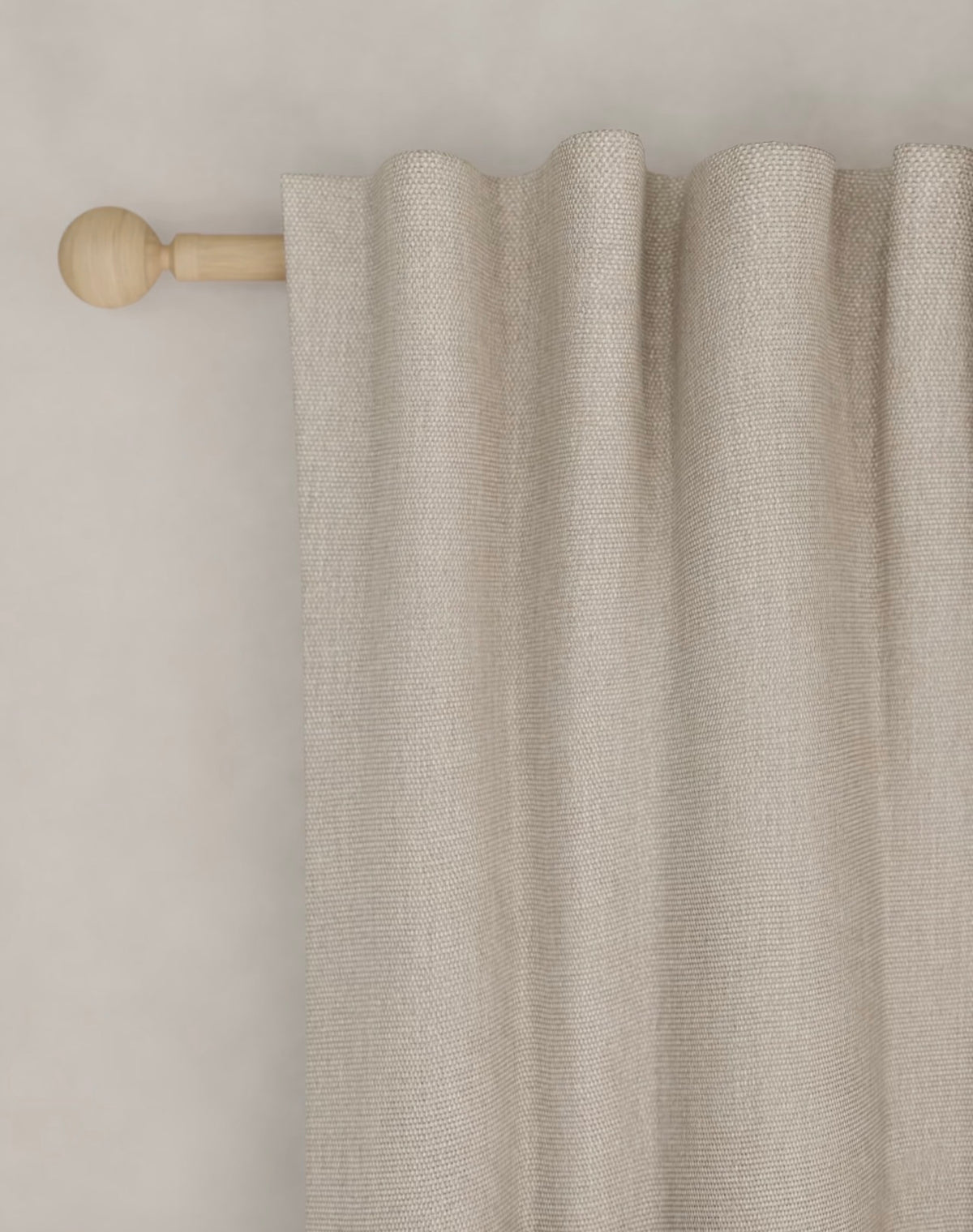 Marks and Spencer  neutral beige ultra  Smart Temperature Blackout Brushed multiway curtains 86  x 54 inch