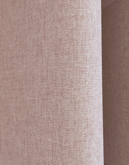 M & S Blush Pink Thermal Blackout Brushed Eyelet Curtains 66 x 72 inch