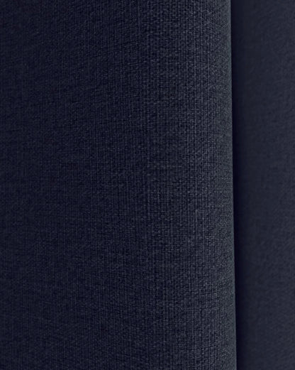 M & S Navy Blue Smart Temperature Blackout Brushed Eyelet curtains 66 x 72 inch