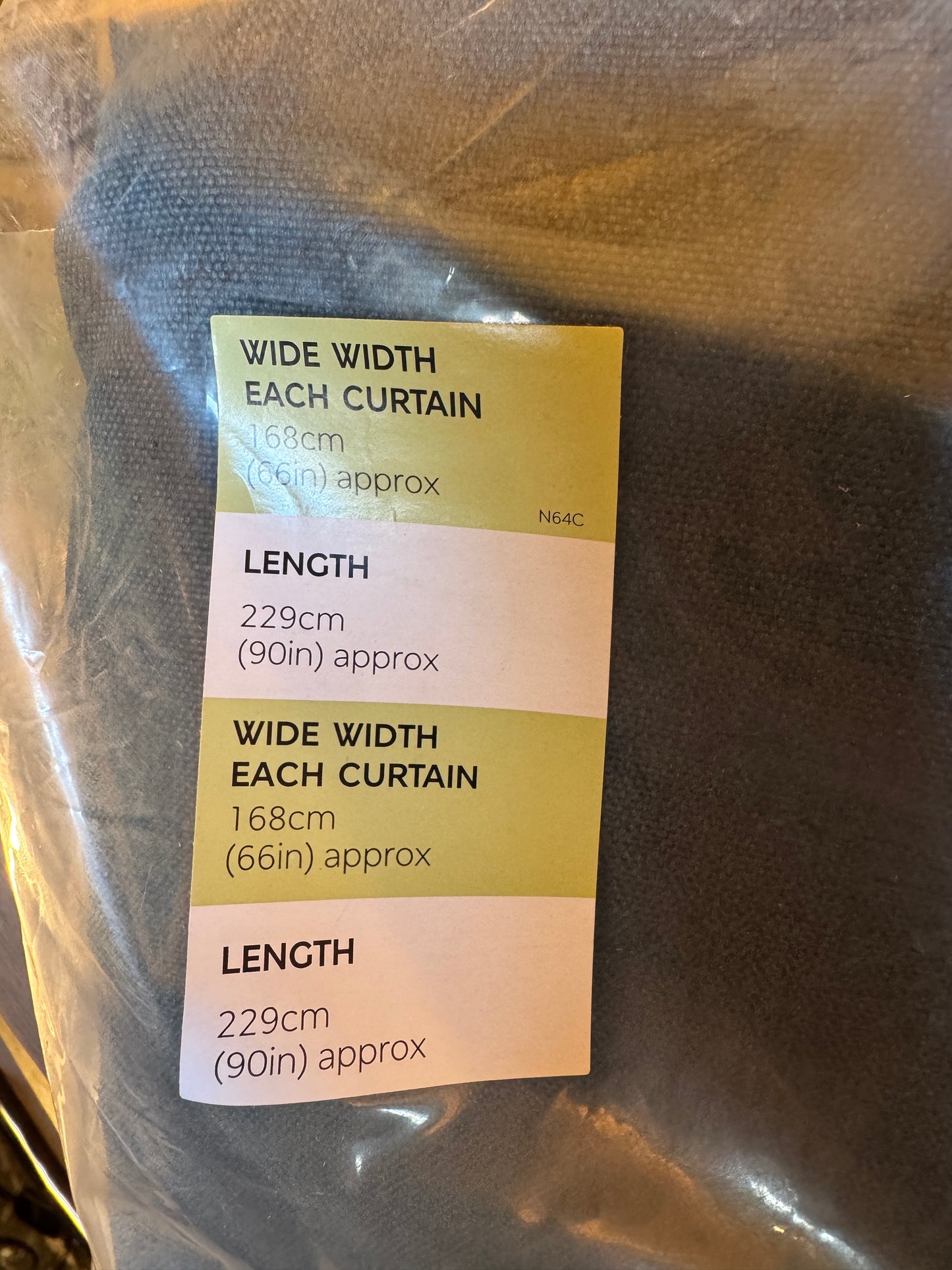 M & S Teal Smart Temperature Blackout Brushed Eyelet curtains  66 x 90 inch