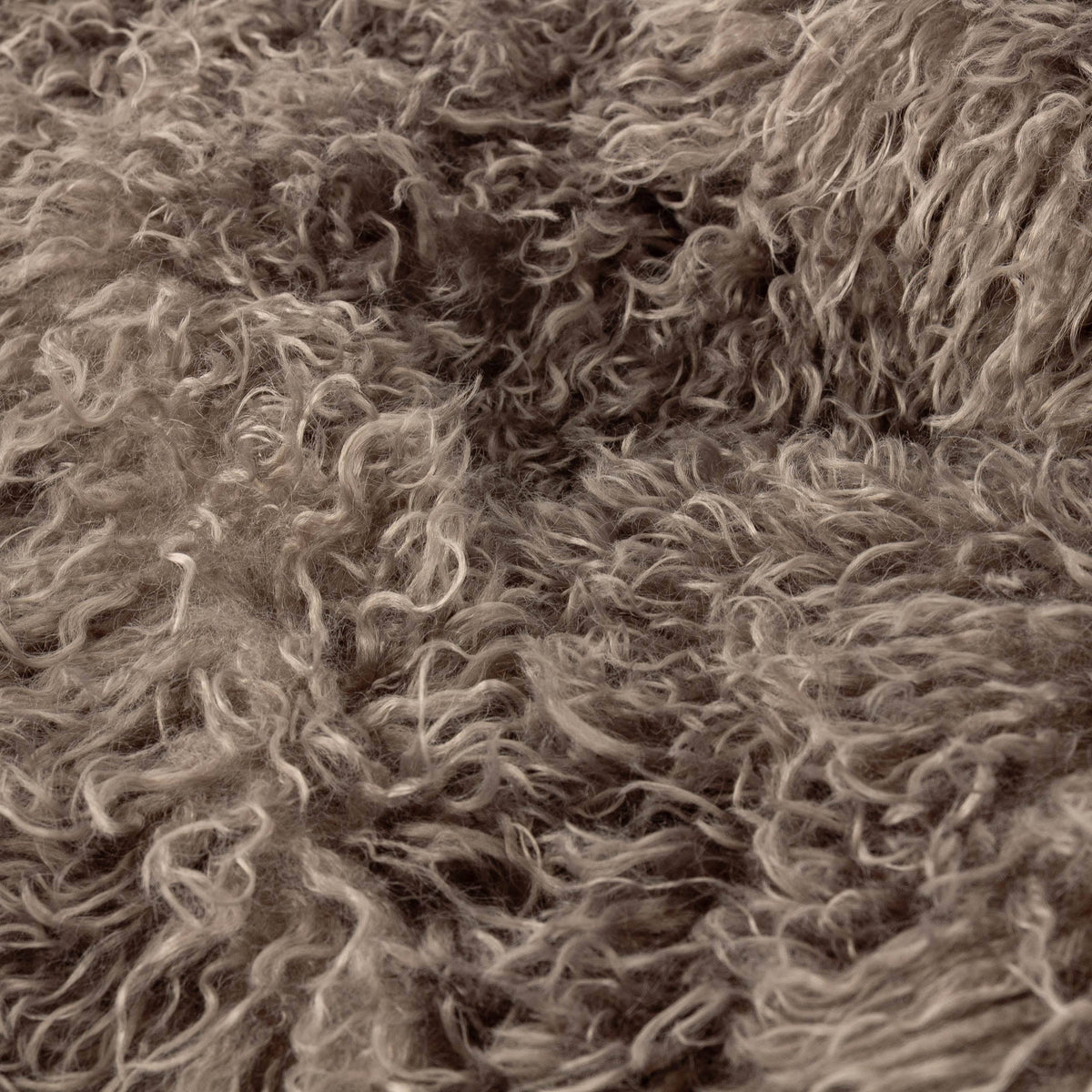 Rowan Faux Fur Throw Mocha: Mocha / 130 x 175cm