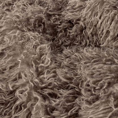 Rowan Faux Fur Throw Mocha: Mocha / 130 x 175cm