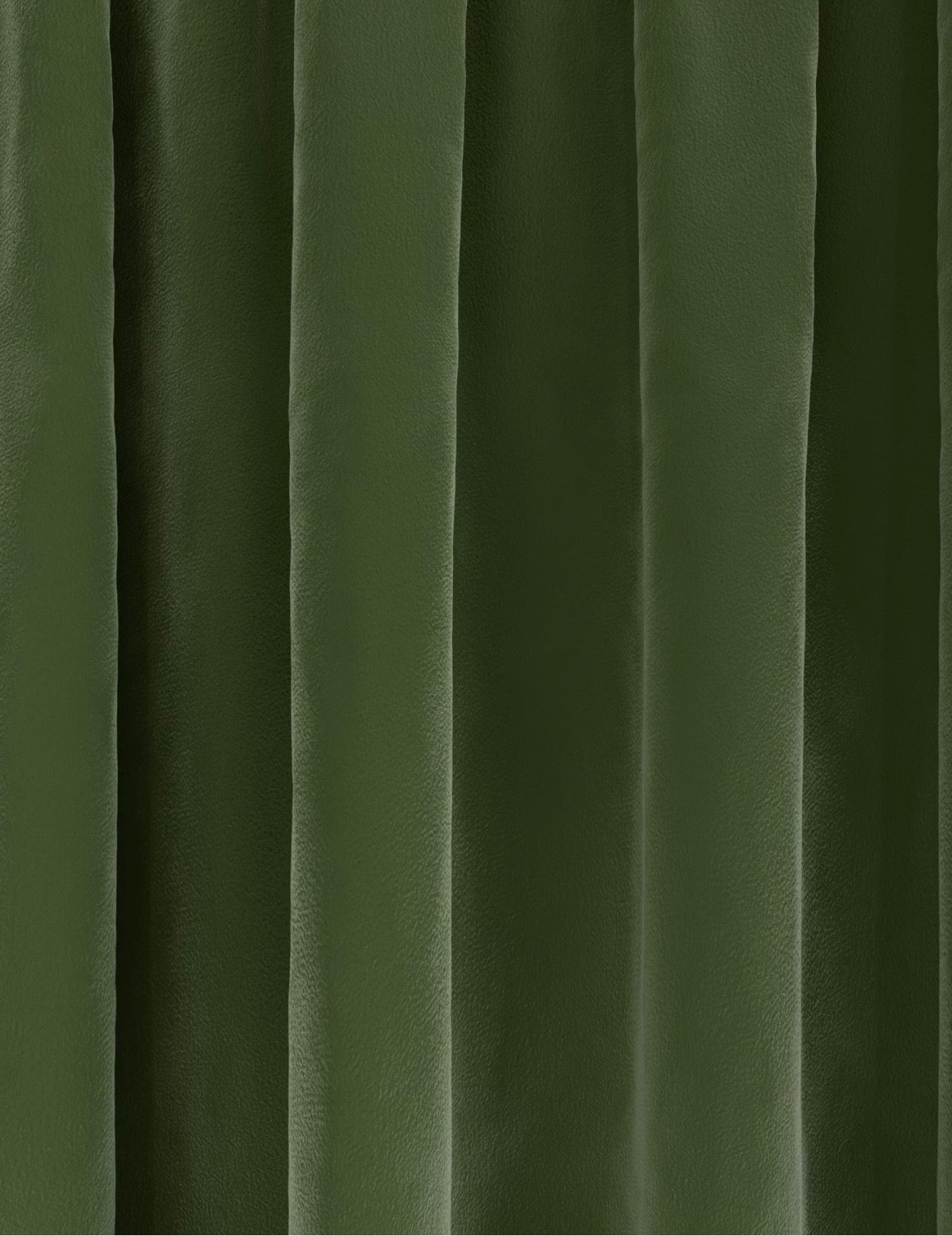 M & S Green Velvet Thermal Pencil Pleat Curtains 66 x90 inch