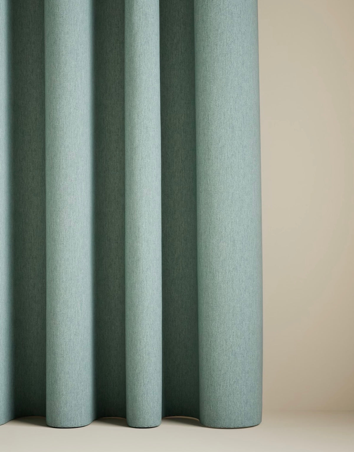 Marks and Spencer seafoam Smart Temperature Blackout Brushed eyelet Curtains 66 x 72 inch