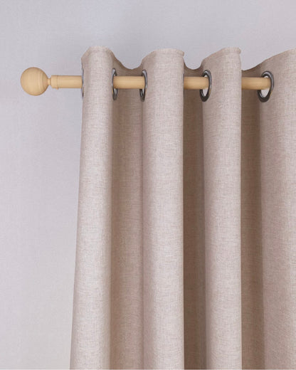 M & S Blush Pink Thermal Blackout Brushed Eyelet Curtains 66 x 72 inch