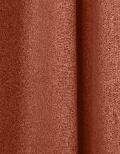 M & S Terracotta Smart Temperature Blackout Brushed Eyelet curtains 86 x 90 inch
