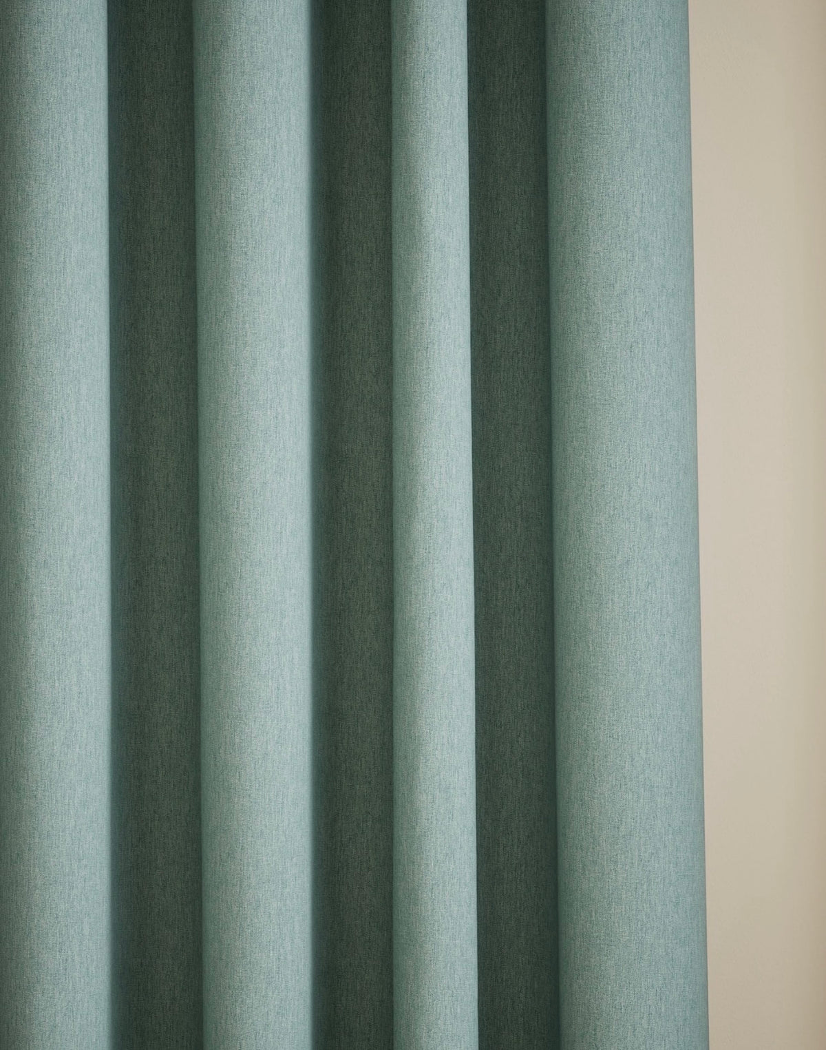 Marks and Spencer seafoam Smart Temperature Blackout Brushed eyelet Curtains 66 x 72 inch