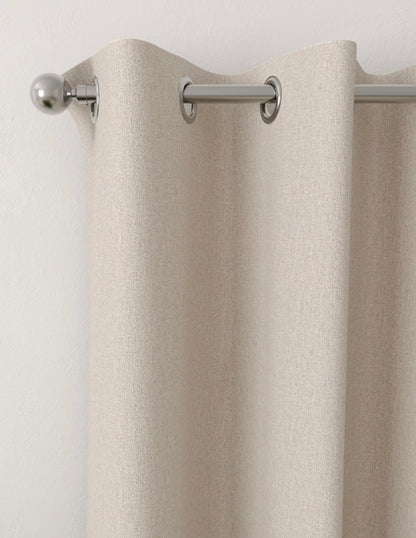 Marks and Spencer Champagne ultra Smart Temperature Blackout eyelet Curtains 66 x 54 inch