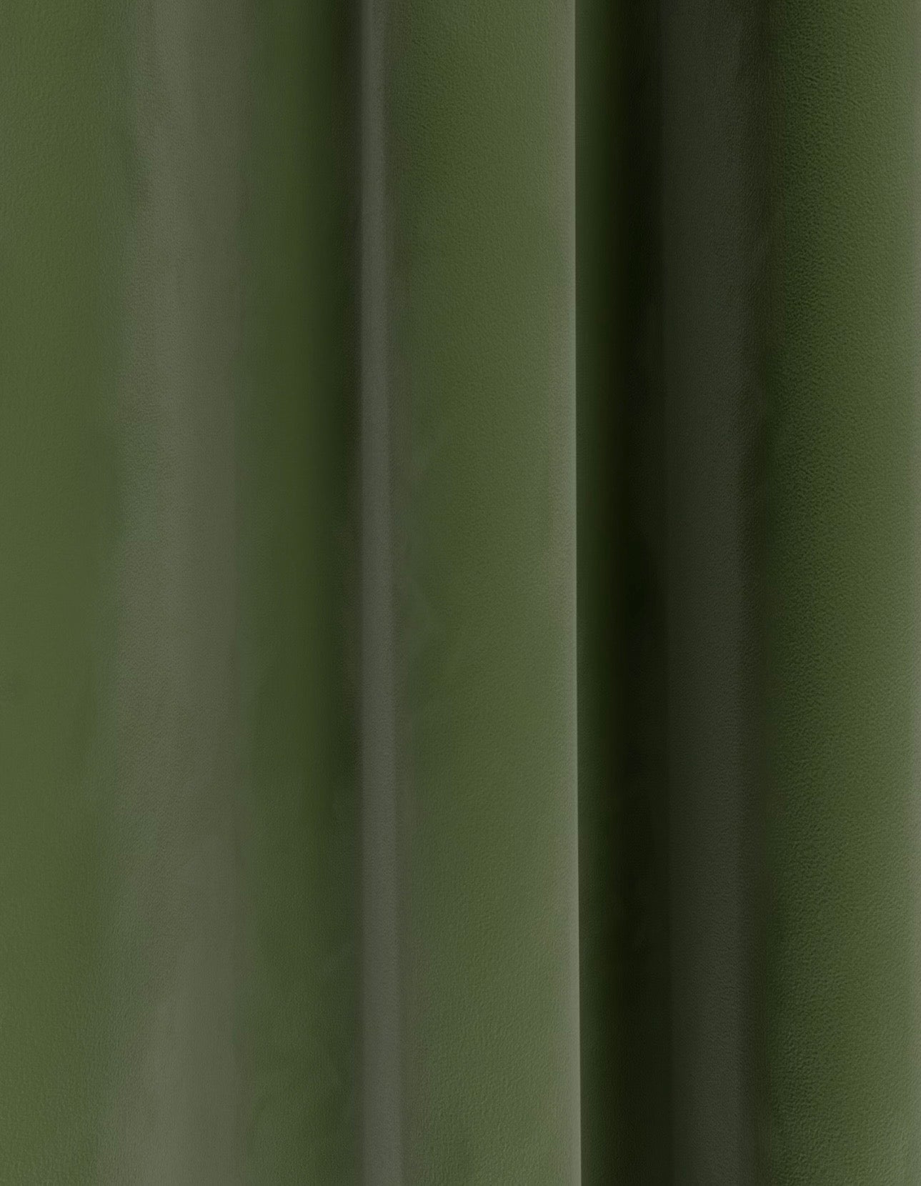 M & S Green Velvet Thermal Eyelet Ring Top Curtains  66 x72 inch