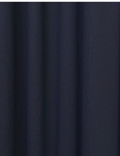 M & S Navy Blue Smart Temperature Blackout Brushed Pencil Pleat curtains 46 x 90 inch
