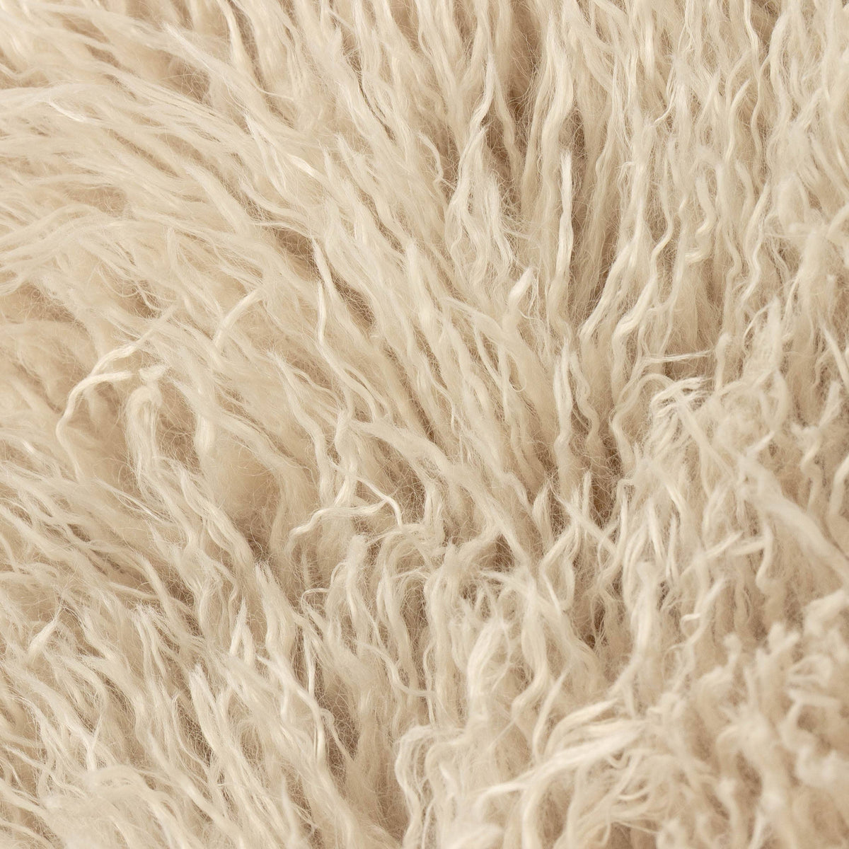 Rowan Faux Fur Throw Natural: Natural / 130 x 175cm