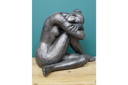large sitting lady statue home decor