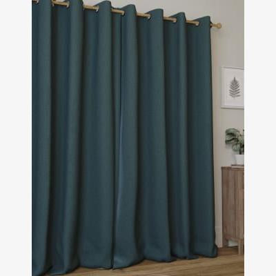 M & S Teal Smart Temperature Blackout Brushed Eyelet curtains  66 x 72  inch