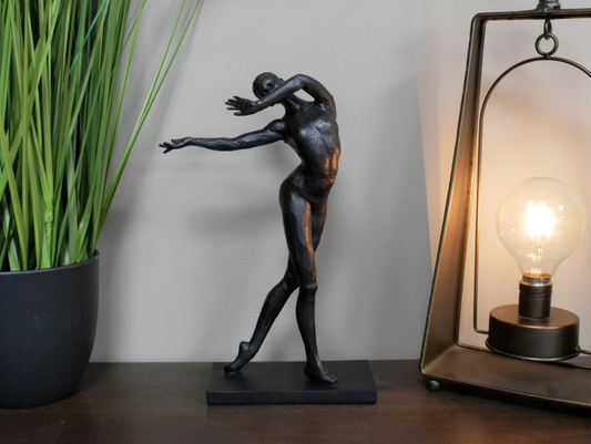 dancer statue with hands to the side home decor statue