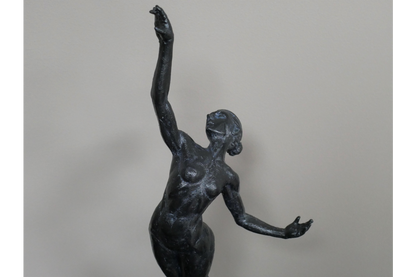 lady dancer arms in the air gracefull pose