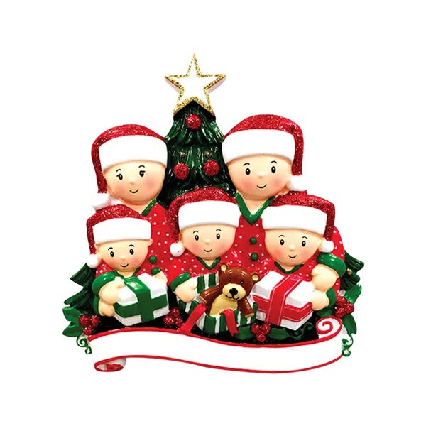 family tree Personalised Christmas Decoration tree design various family sizes