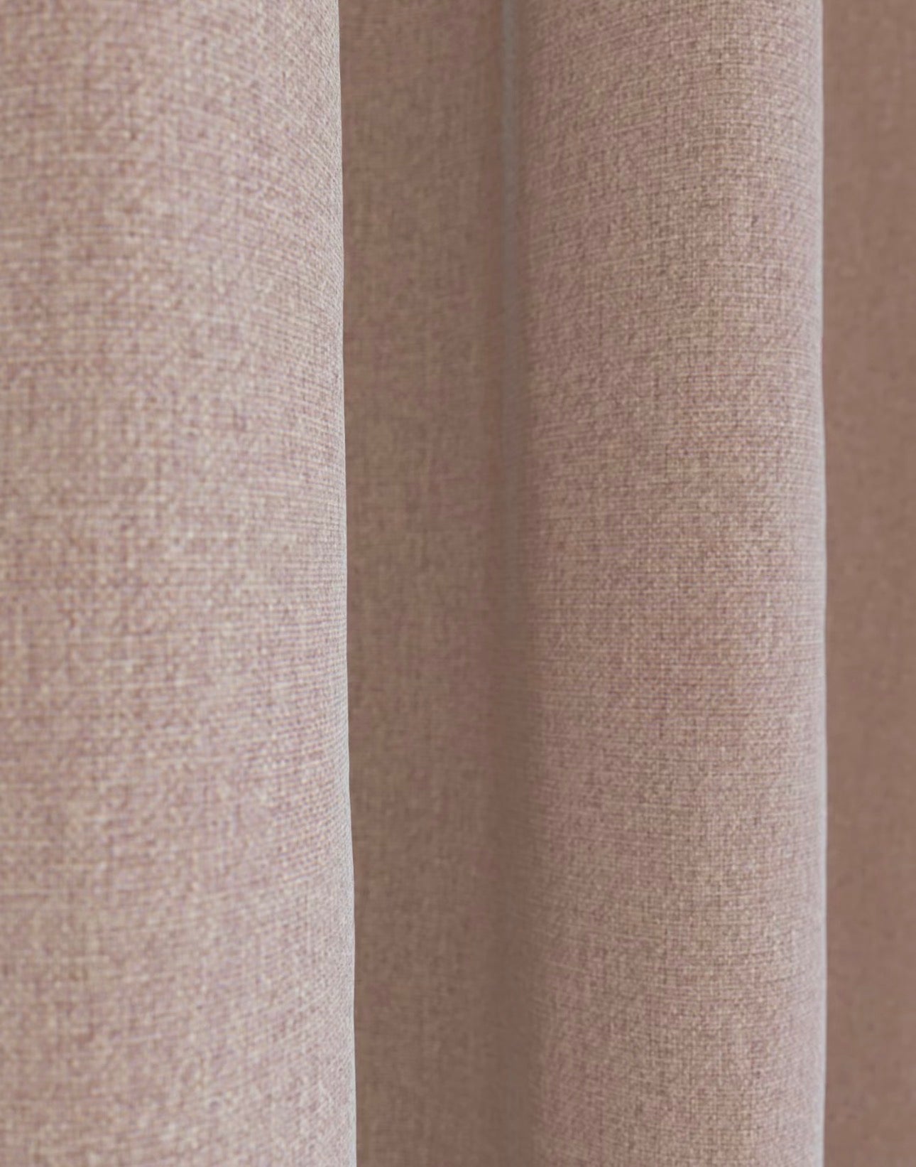 M & S Blush Pink Thermal Blackout Brushed Pencil Pleat Curtains 86 x 72 inch