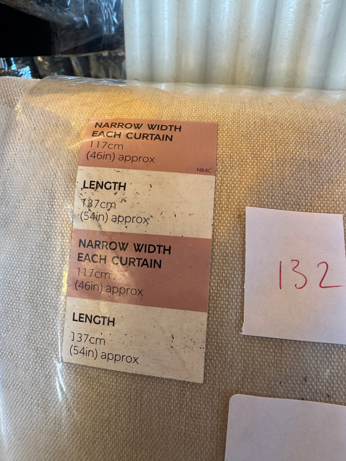 Marks and Spencer Champagne ultra Smart Temperature Blackout eyelet Curtains 46 x 54 inch