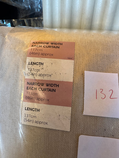 Marks and Spencer Champagne ultra Smart Temperature Blackout eyelet Curtains 46 x 54 inch