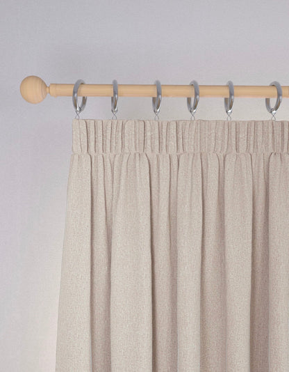 Marks and Spencer Champagne ultra Smart Temperature Blackout Brushed Pencil Pleat Curtains 66 x 90 inch