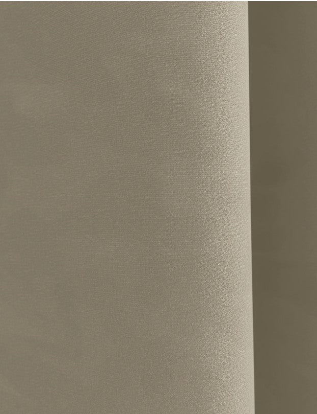 M & S Champagne Velvet Thermal Eyelet Curtains 46 x 54 inch