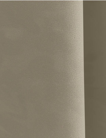 M & S Champagne Velvet Thermal Eyelet Curtains 46 x 54 inch