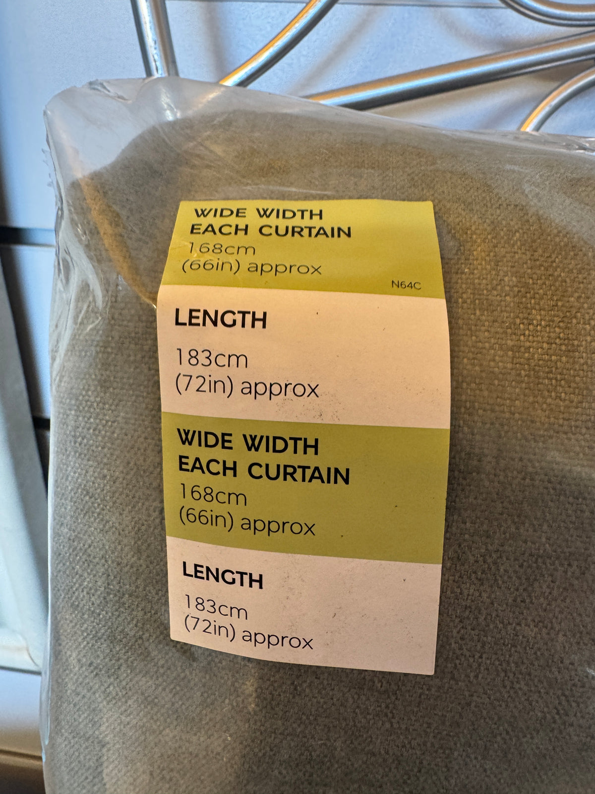 Marks and Spencer Olive Green Brushed Fabric Pencil Pleat Black Out Curtains 66 x 72 in