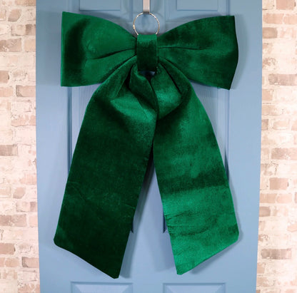 Large Green Christmas Bow – 89cm