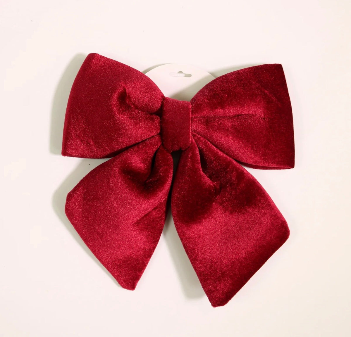 Medium Burgandy Velvet Christmas Bow – 32cm
