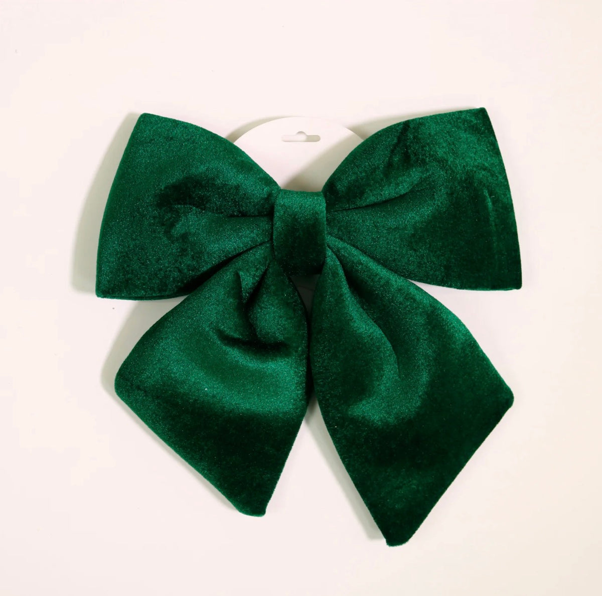 Medium green  Velvet Christmas Bow – 32cm
