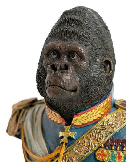 GENTRY GORILLA BUST BLUE