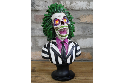 🤡 Light-Up Horror beetlejuice   Clown bust  green hair