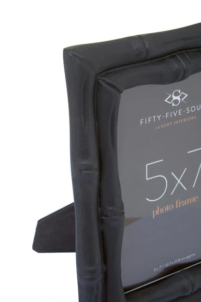 5 x 7 luxury black bamboo frame