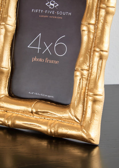 Gold bamboo luxury frame 4 x 6