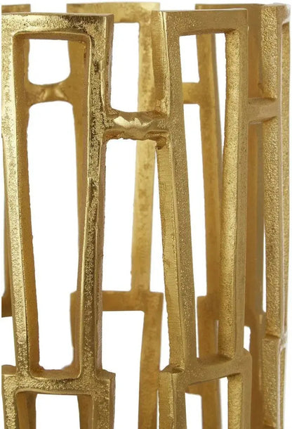 Small Candle Holder in Gold Finish