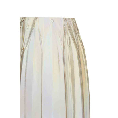 Large Glass Vase with Iridescent Finish